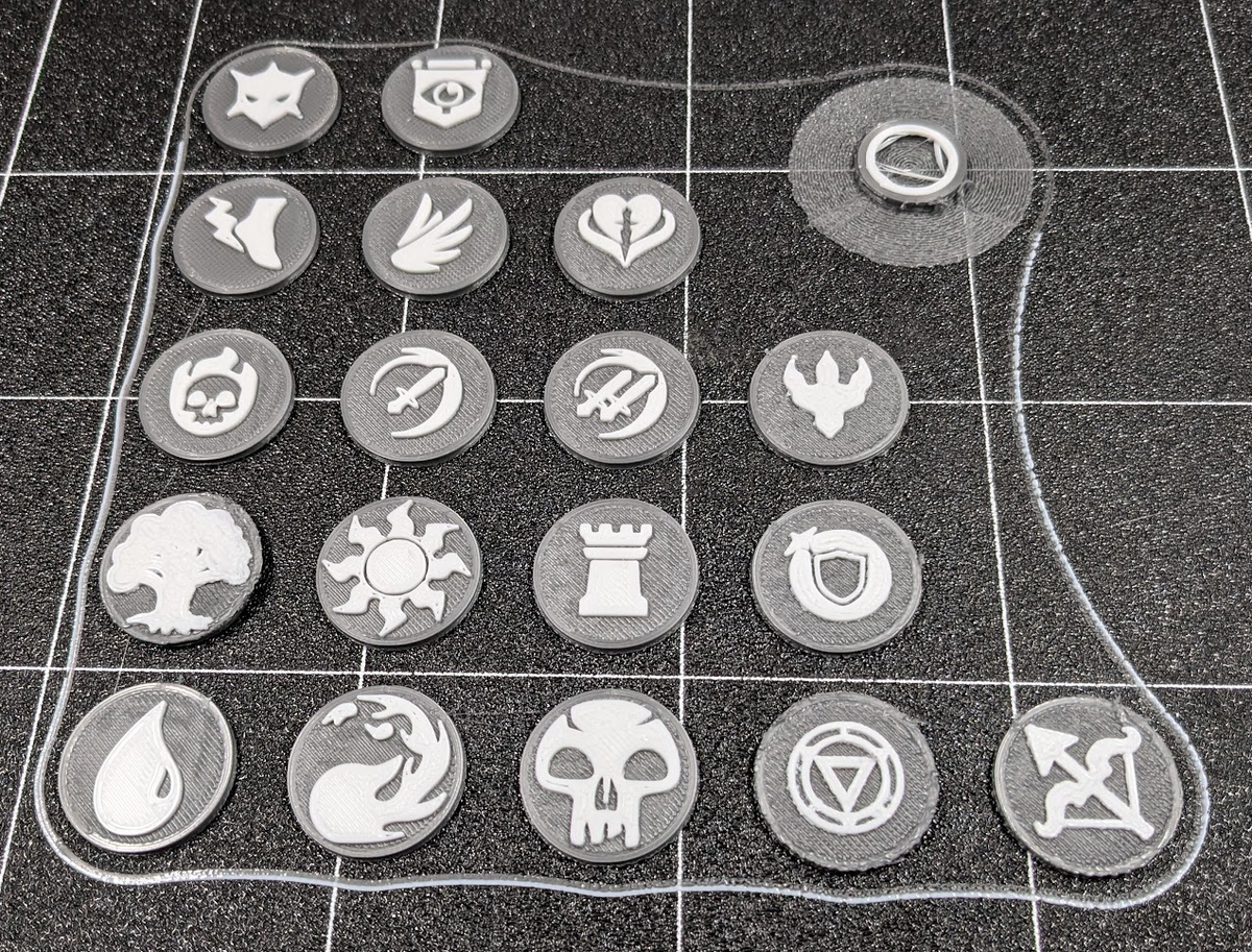 3D Printable MTG Tokens